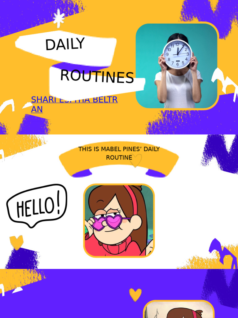 Mabel Pines' Daily Routine Overview | PDF