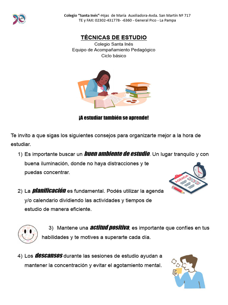 Técnicas de Estudio | PDF | Habilidades de estudio | Ciencia cognitiva