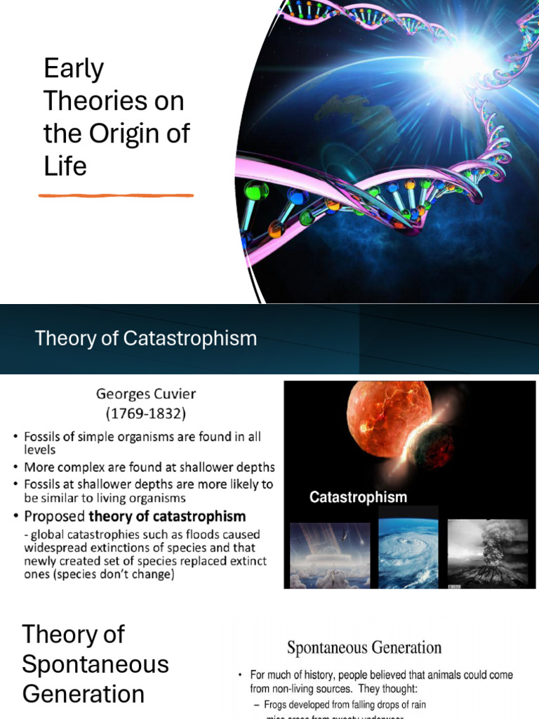 Theories on Life's Origin Explained | PDF