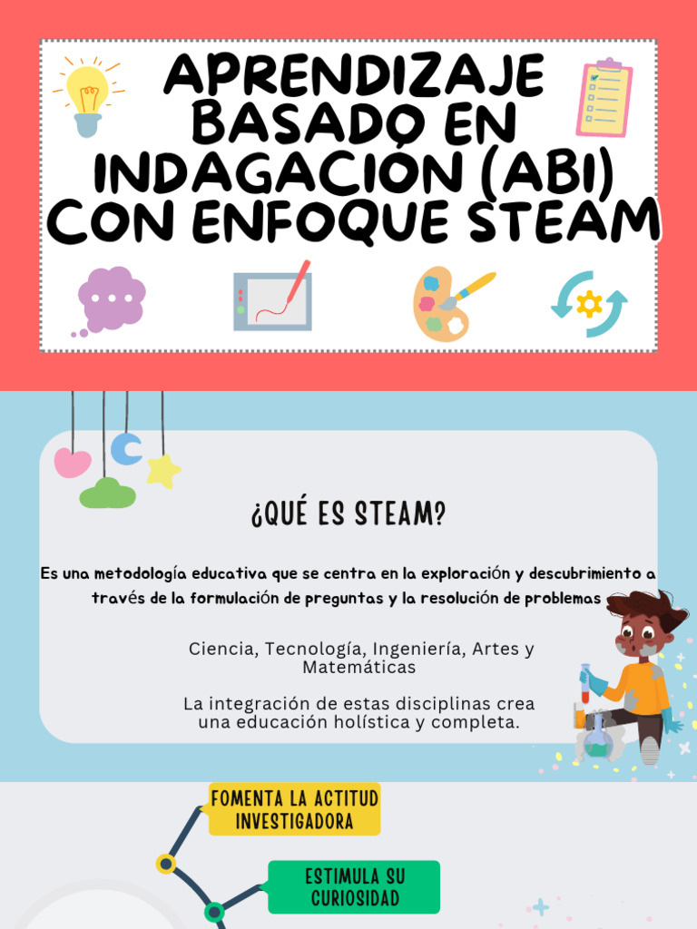 Aprendizaje Basado en Indagación Con Enfoque STEAM | PDF | Evaluación ...