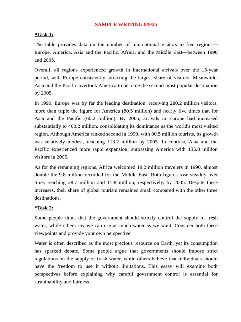 Sample 9.9 | PDF | Water | Asia