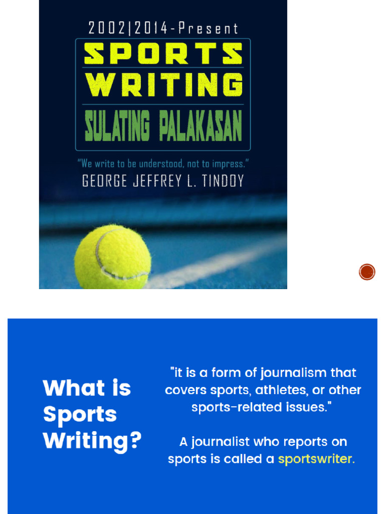 Types of Sports Articles Explained | PDF | Verb | Linguistics