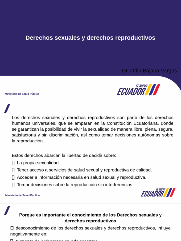 Derechos Sexuales y Reproductivos en Ecuador | PDF | Derechos ...