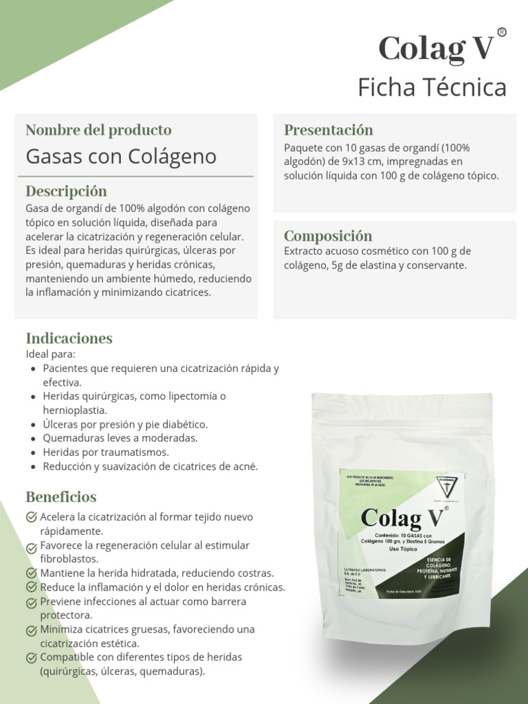 Impresión - Colag V | PDF | Herida | Cicatrización de la herida