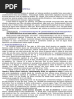 Testes Para o Condicionamento Espiritual