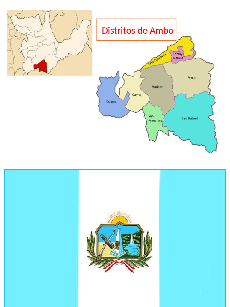Mapa y Bandera de Ambo | PDF