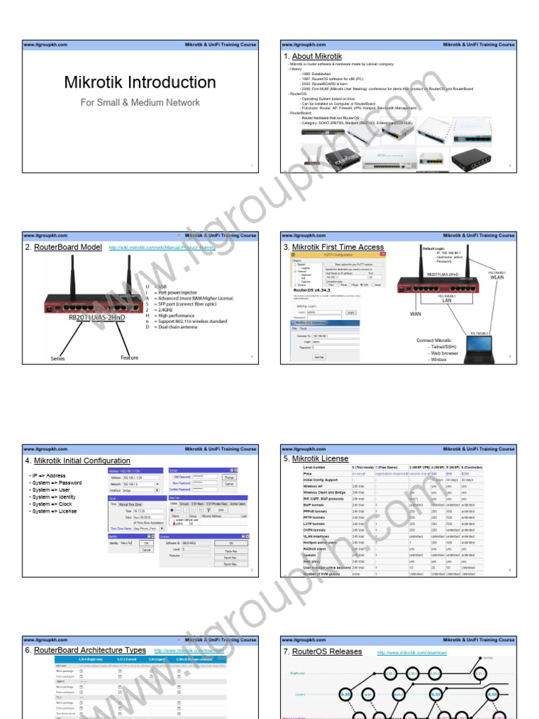 1 MikrotikIntroduction | PDF | Router (Computing) | Computing