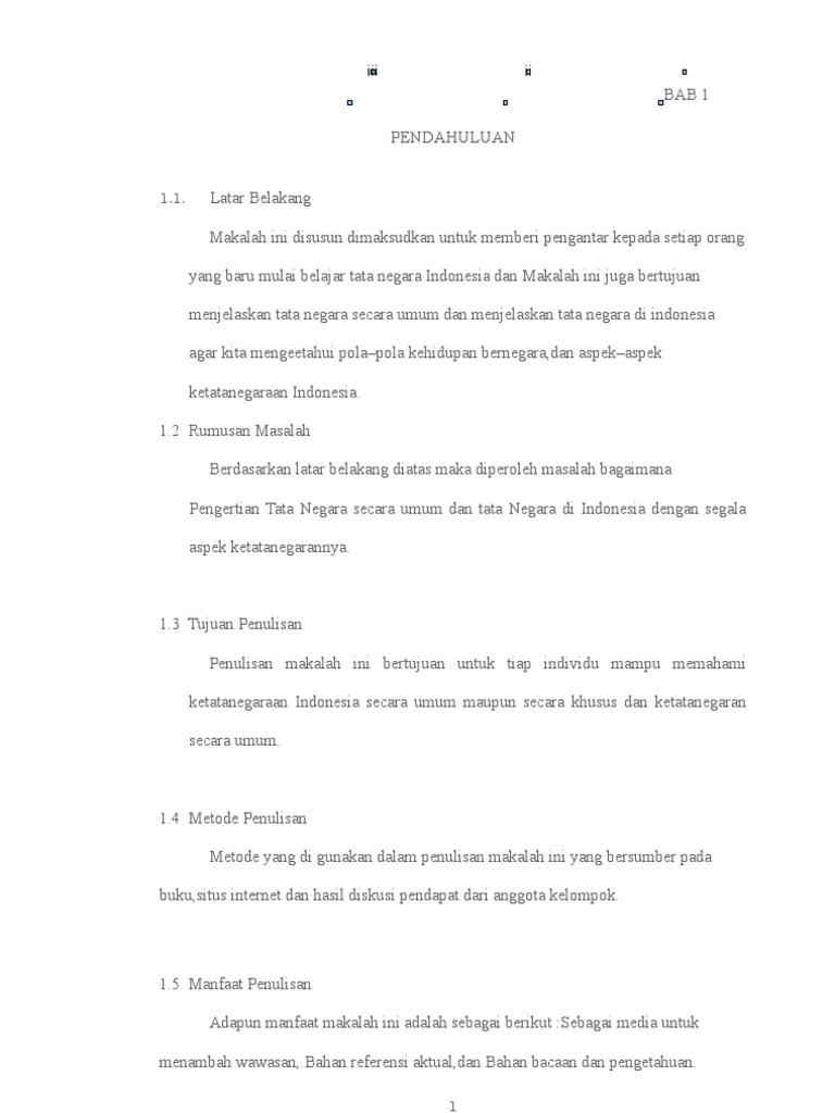 Tugas Makalah Hukum Tata Negara Lengkap