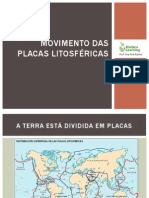 Movimento das Placas litosféricas-slidshare