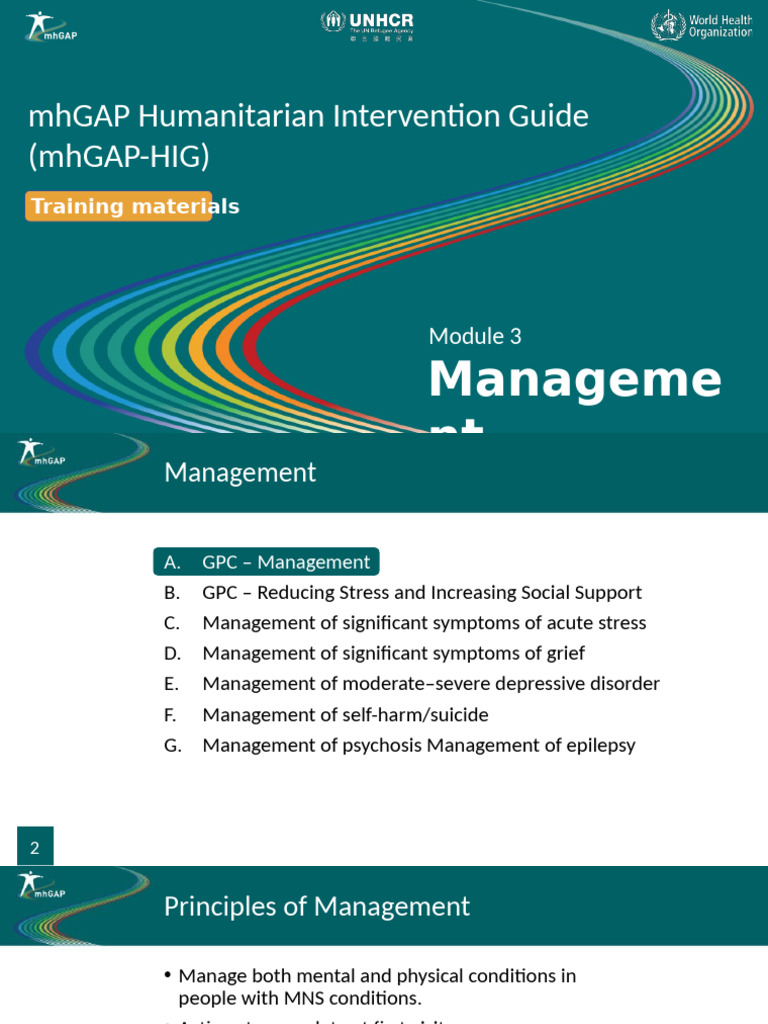 mhGAP Guide: Managing Mental Health | PDF | Antipsychotic | Antidepressant