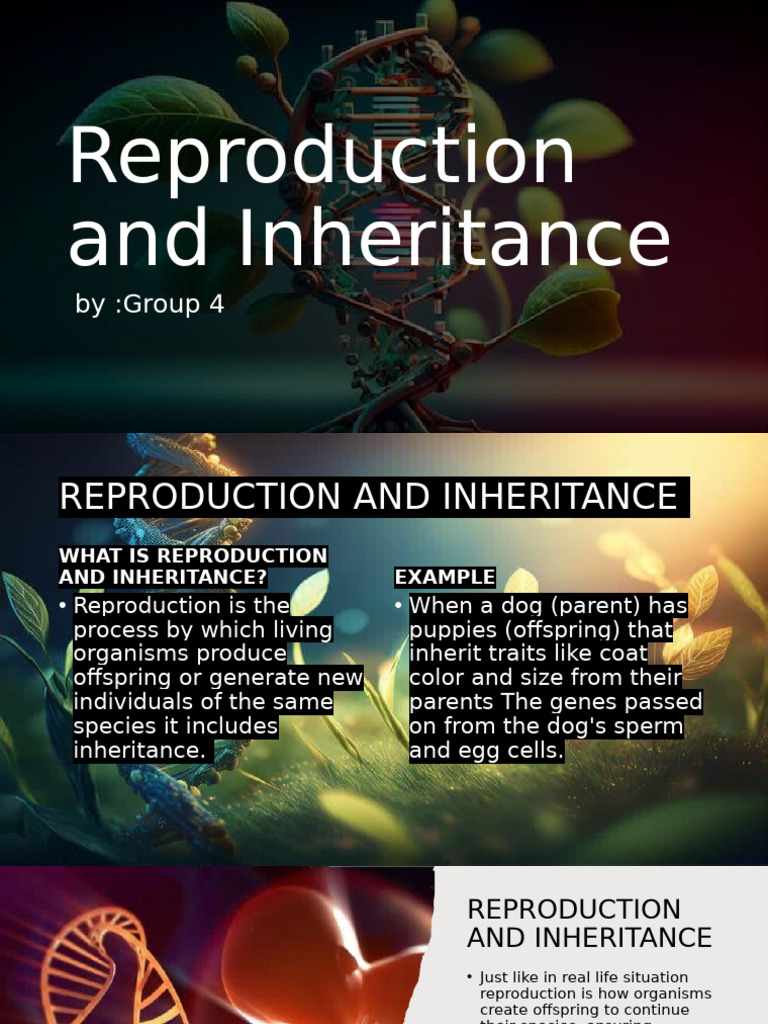 Understanding Reproduction and Inheritance | PDF | Reproduction | Heredity