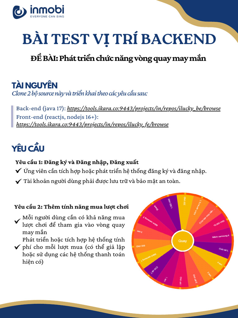 Bài Test Backend | PDF