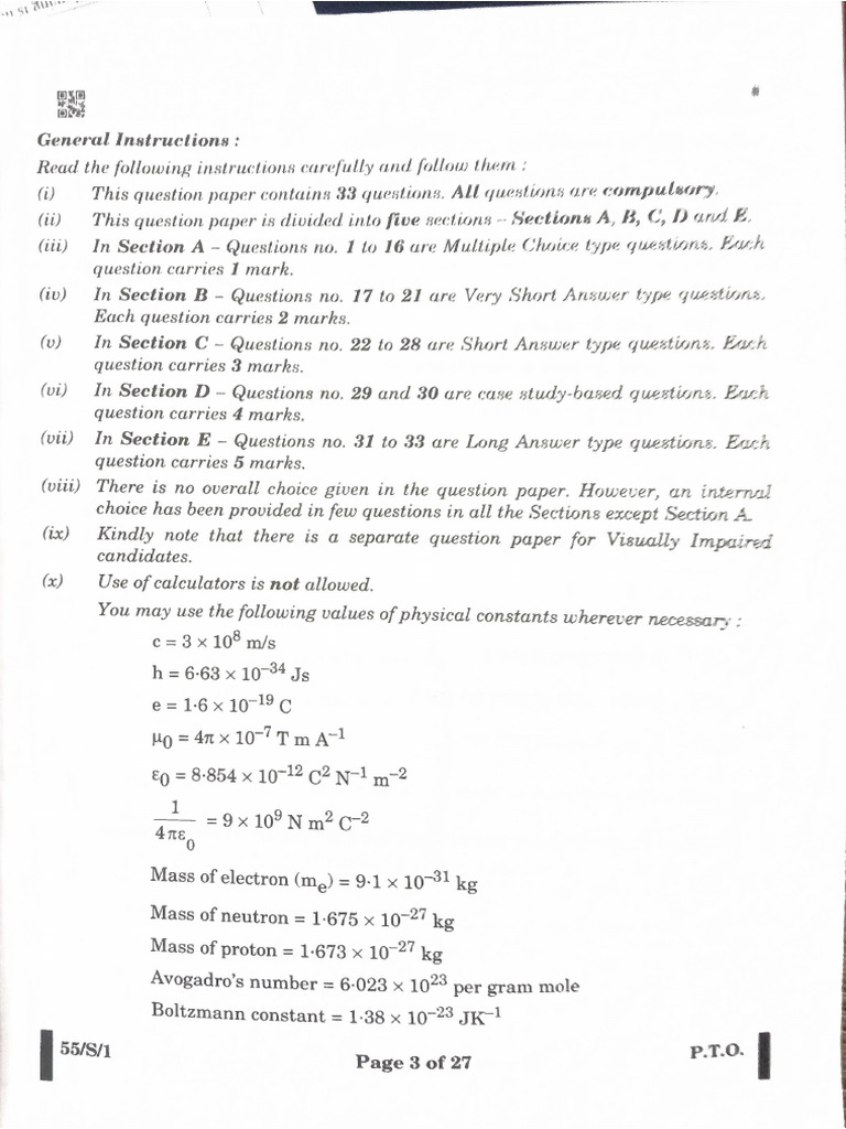 Question Paper | PDF