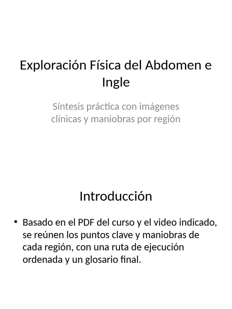 Exploracion Fisica Abdomen Ingle-2 | PDF | Abdomen | Sistema digestivo