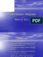 Monotheistic Religions Comparison Table | PDF | Monotheism | God