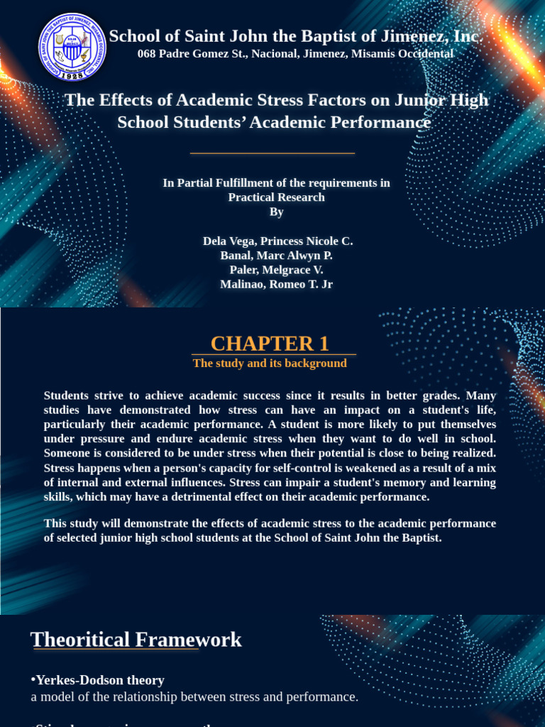 Impact of Academic Stress on Students | PDF | Stress (Biology) | Self ...