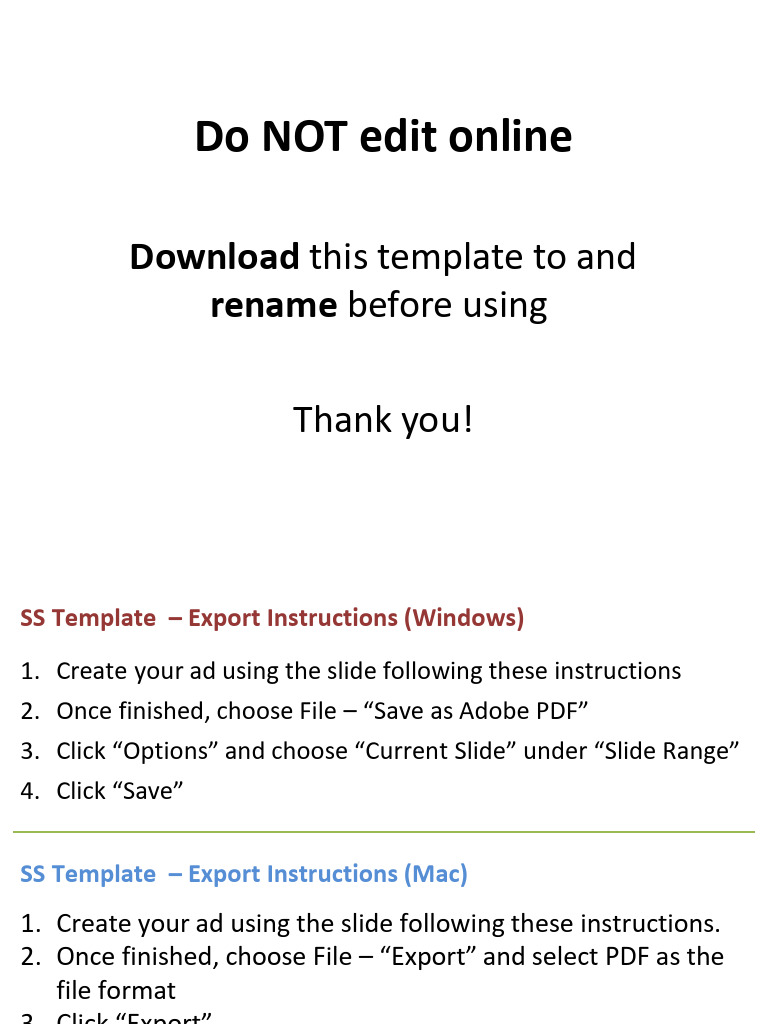 StallStories Ad Template | PDF