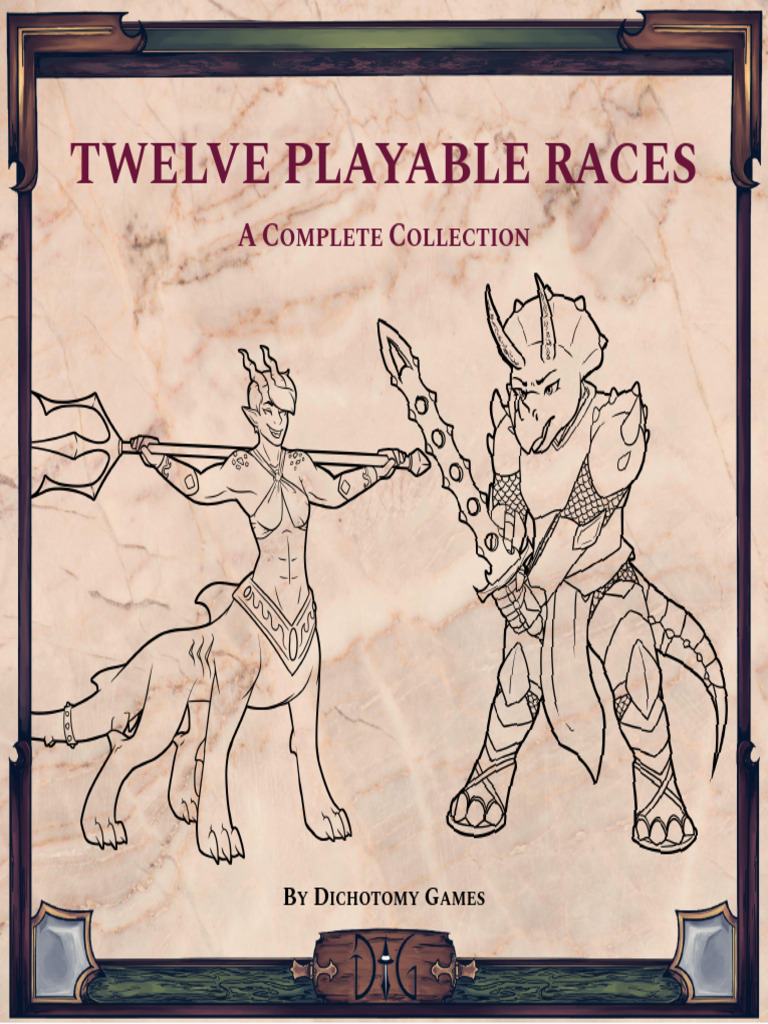 12 Playable Races for RPGs 2023 | PDF | Dwarf (Dungeons & Dragons)