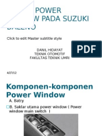 Sistem Power Window Pada Suzuki Baleno