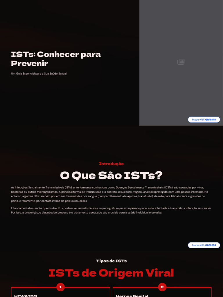 Guia Completo sobre ISTs e Prevenção | PDF | Infecção sexualmente ...