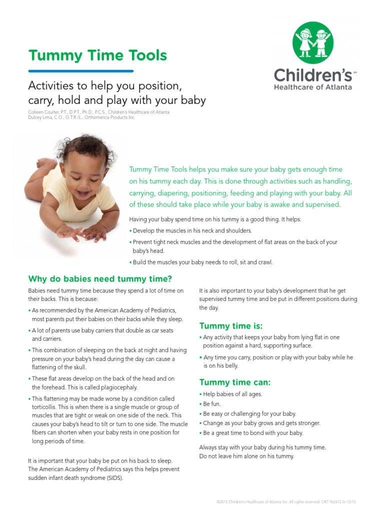 Essential Tummy Time Activities for Babies | PDF | Human Life Stages