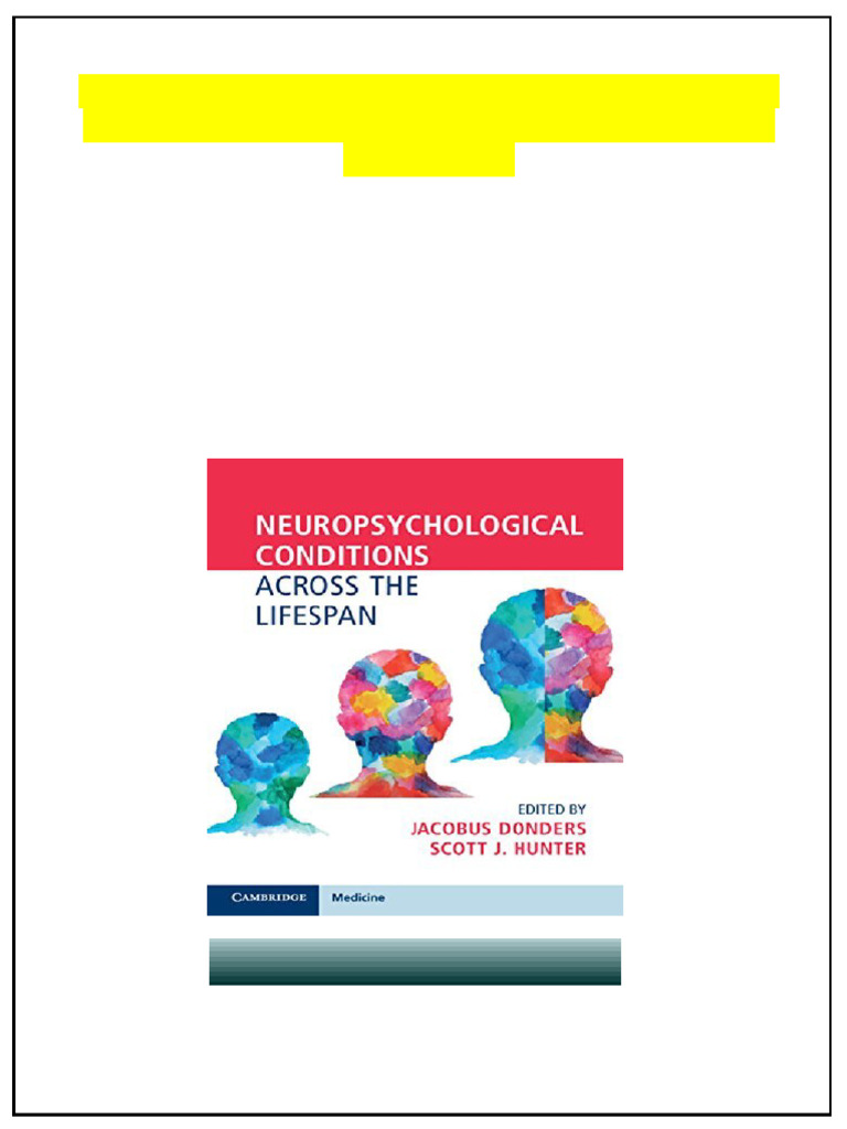 Neuropsychological Conditions Across The Lifespan 1st Edition Jacobus ...