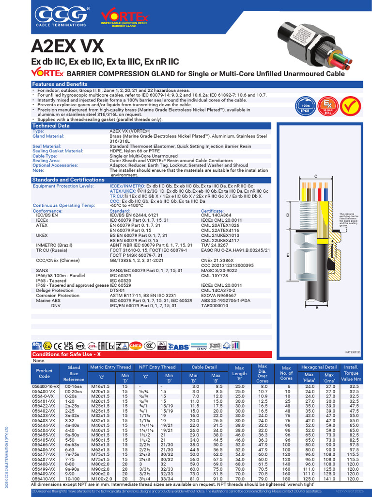 Inspectable Injection Resin Barrier Gland | PDF | International ...
