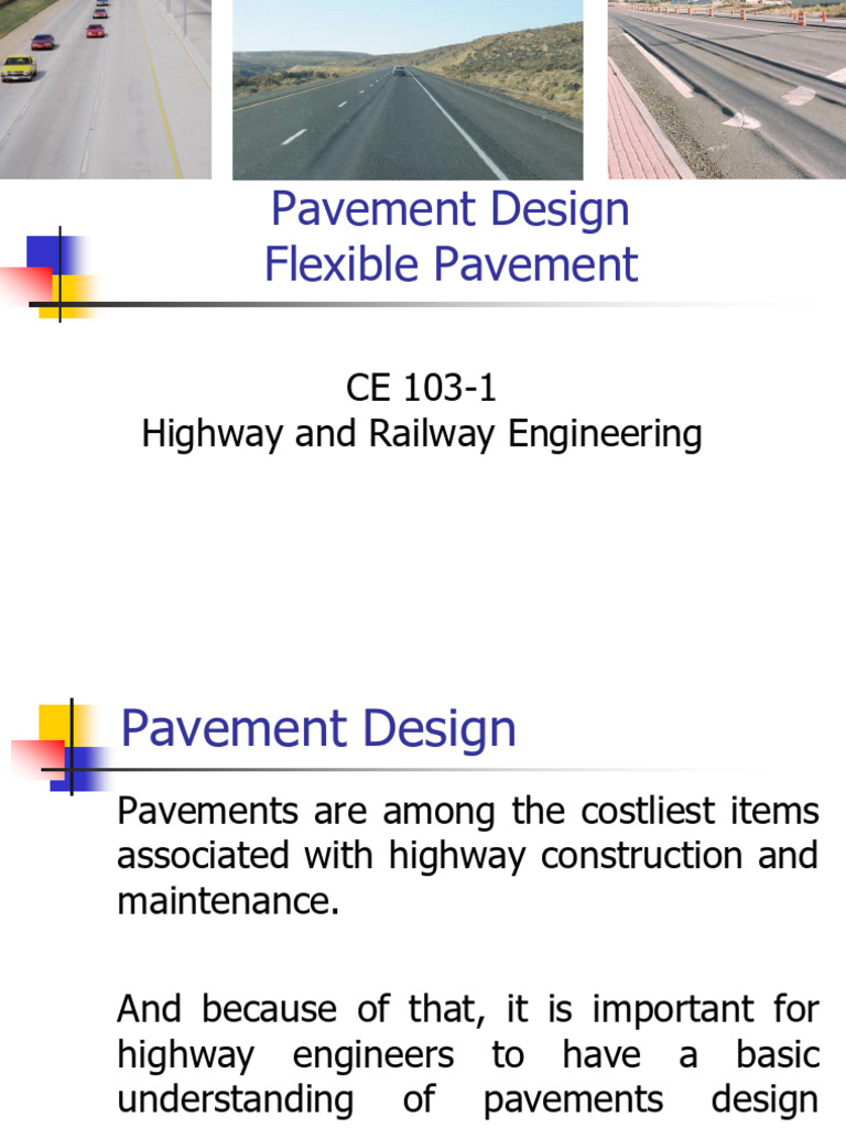 Flexible Pavement Design Principles | PDF | Semi Trailer Truck | Road ...