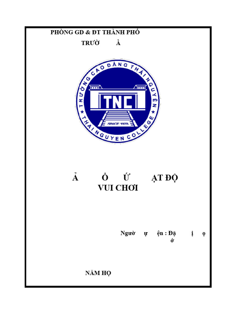 Giáo Án T CH C Ho T Đ NG Vui Chơi | PDF