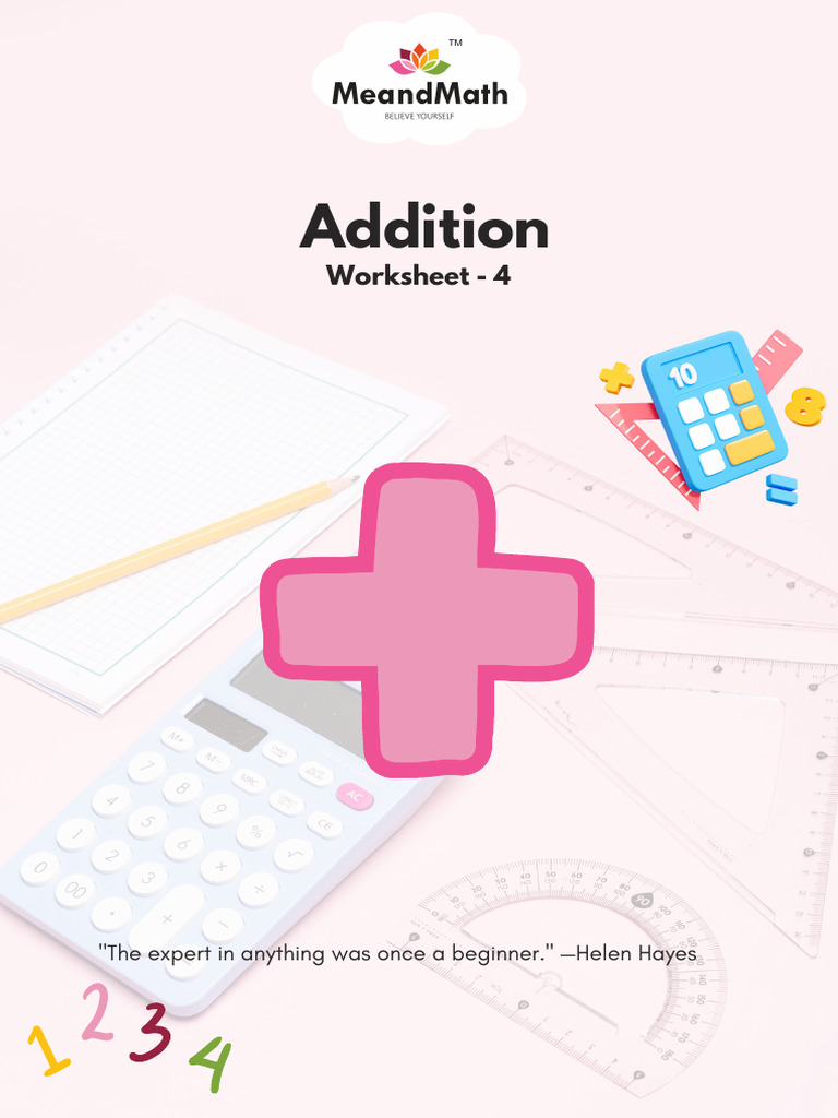 Addition Worksheet for Beginners | PDF | Chess | Chess Theory