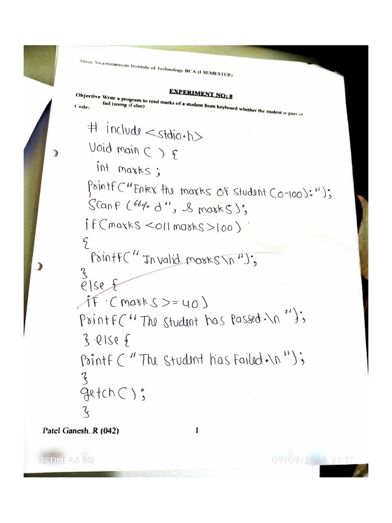 Lab Manual 8 | PDF