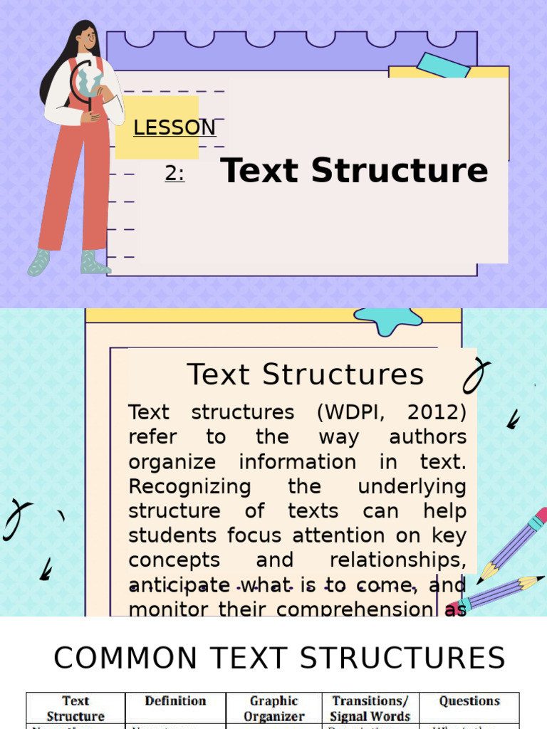 Understanding Text Structures for Comprehension | PDF | Reading ...