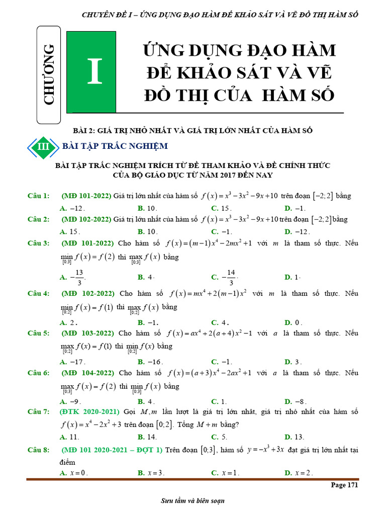 Baitap GTLN GTNN Tren Khoang | PDF