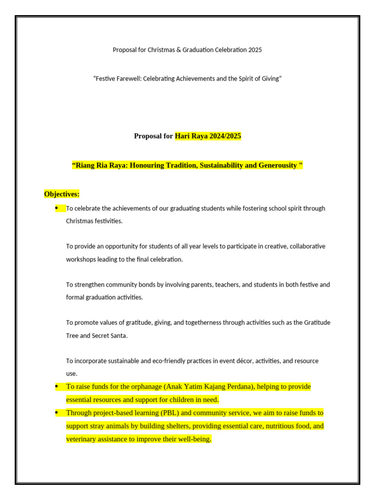 Christmas & Graduation Celebration 2025 | PDF