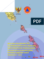 Rencana Aksi Rehabilitasi Rekonstruksi Pascabencana Tsunami Kepulauan Mentawai Provinsi Sumatera Barat 2011-2013