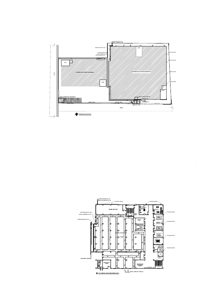 Factory Building Layout and Utilities Plan | PDF | Wall | Building ...