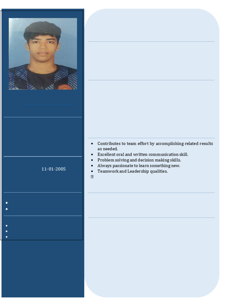 Mechanical Engineering Diploma CV | PDF