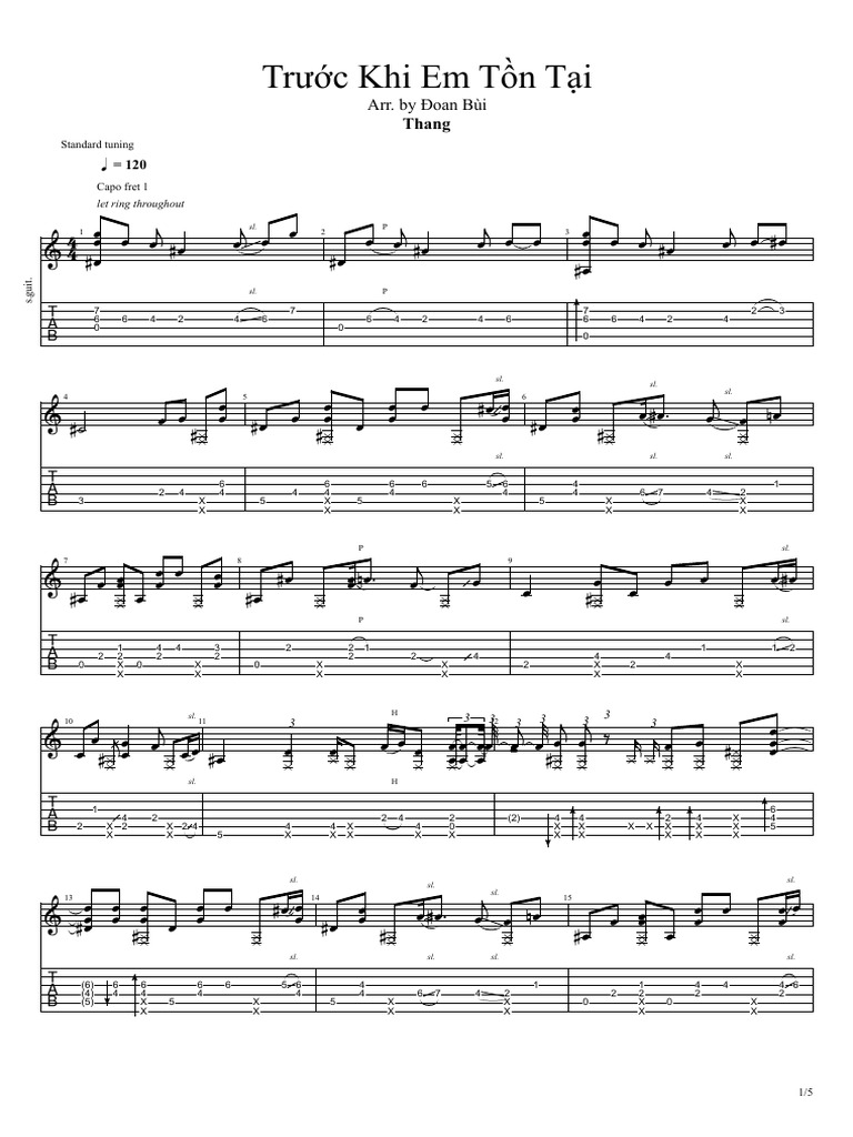 Fingerstyle Tab for 