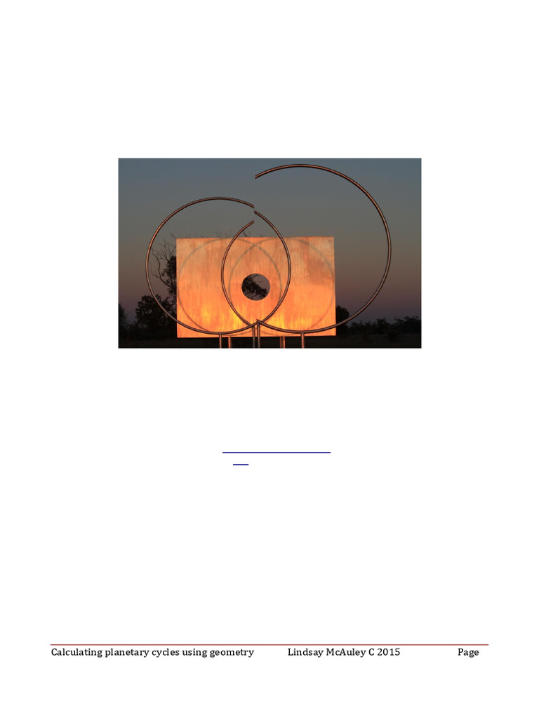 Calculating Planetary Cycles Using Geometry | PDF | Johannes Kepler ...