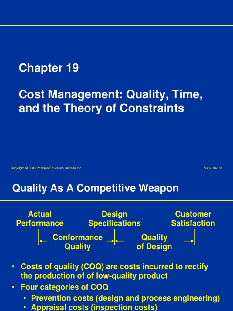 Quality New Competitive Weapon | PDF | Accountability | Production And ...