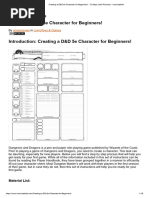 D&D 5E Character Sheets Collection | PDF