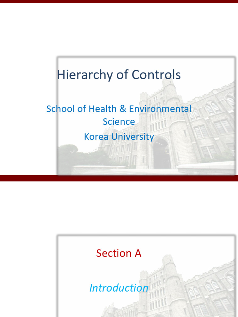 14 - Hierarchy of Controls - Ver2.1 | PDF | Ventilation (Architecture ...