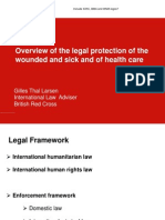 BRCS Legal Adviser Gilles Thal Larsen - Overview of Legal Protection of Sick and Wounded