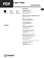 istruzioni lavatrice