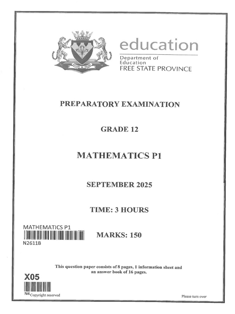 GR 12 FS September 2025 P2 | PDF