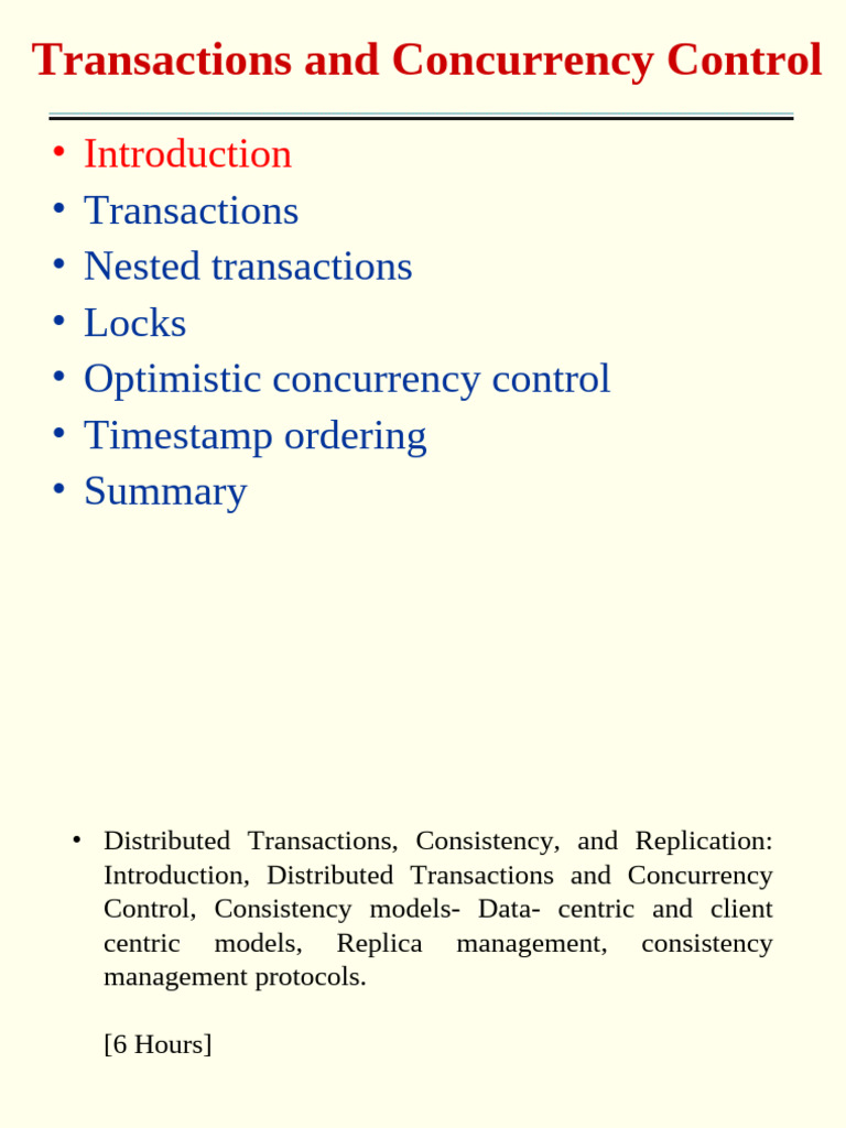 Concurrency Control in Banking Transactions | PDF | Database ...