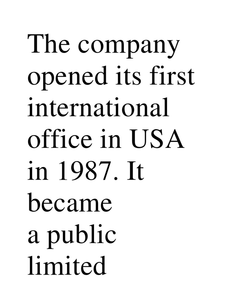Infosys Company History and Services | PDF | Business