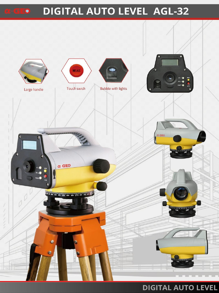 Brochure Digital Level + AutoLevel.a-geo PDF | PDF