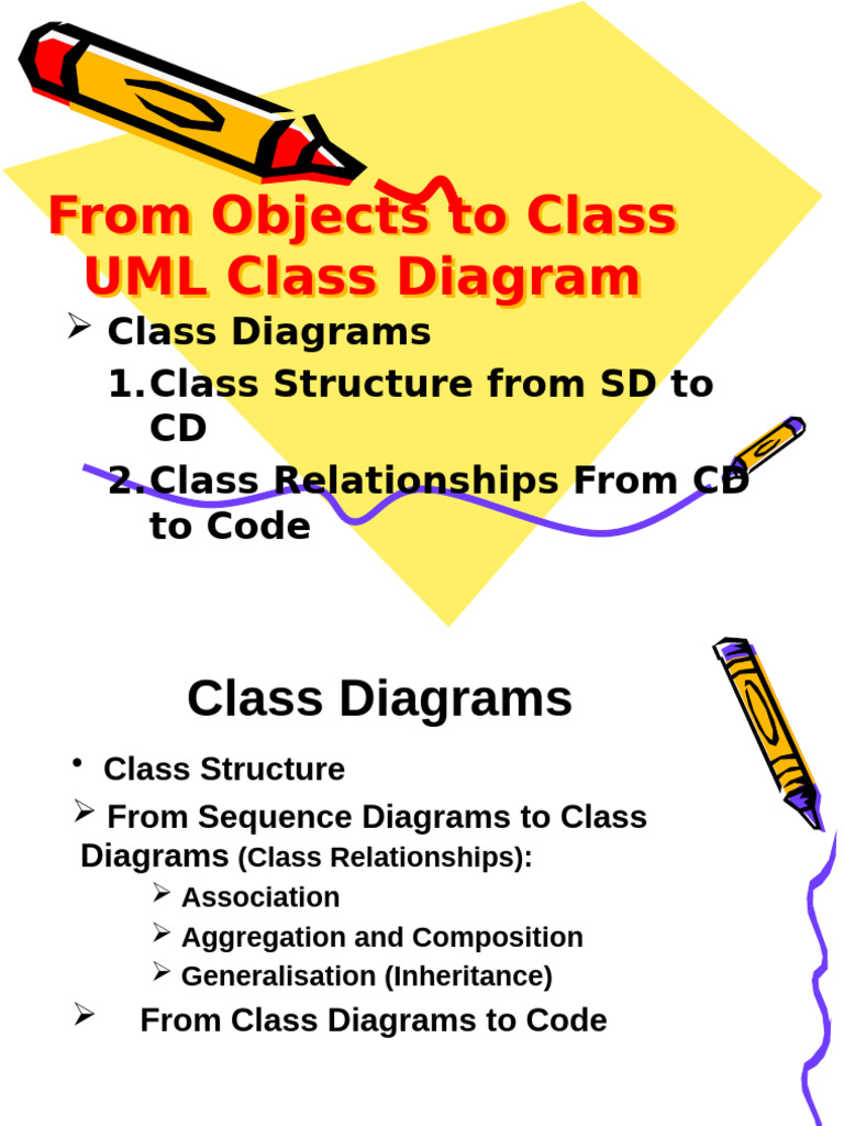UML Class Diagrams and Relationships Guide | PDF | Class (Computer ...
