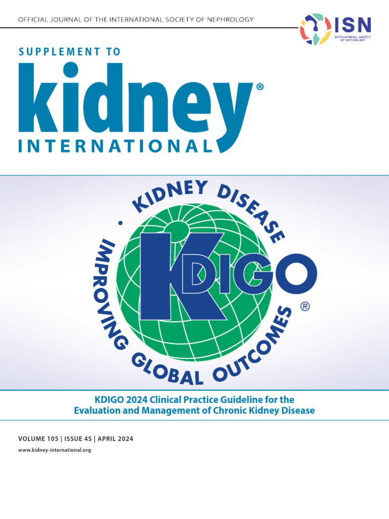 Kdigo CKD 2024 | PDF | Chronic Kidney Disease | Creatinine